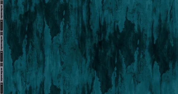 Sweat angeraut mit gemalter Eiswand-Textur in Petrol